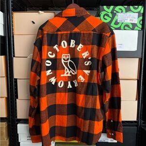 Octobers Very Own OVO Plaid Flannel Shirt